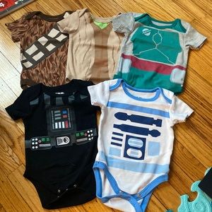 5-pack: Star Wars onesies